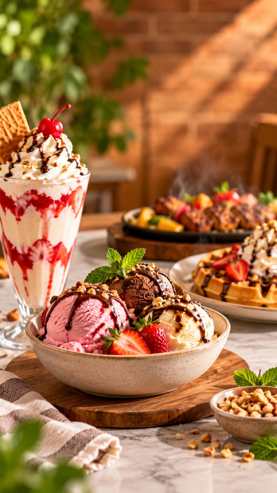 Delicious ice cream at Kwality Ice Cream & Grill